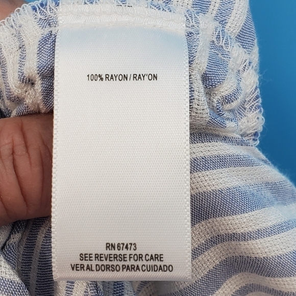 Violet Weekend New blue striped jumpsuit Medium - Picture 9 of 16